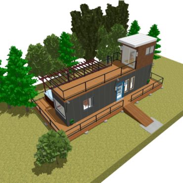 shipping container home 1 view 1